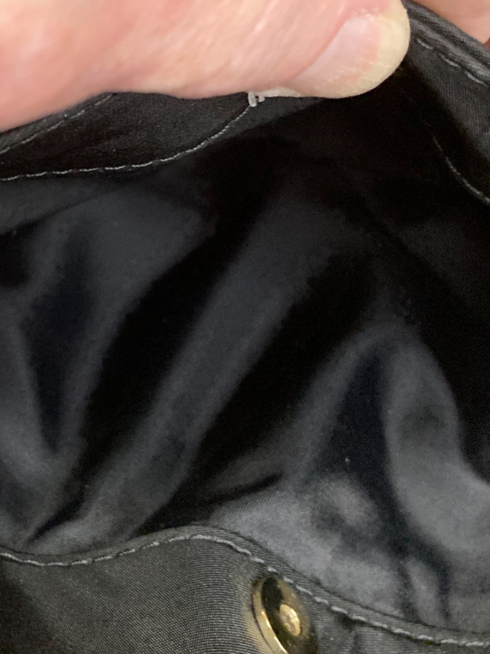 Michael Kors Nylon “Kelsey” Admiral Blue Crossbody Bag EUC - Picture 6 of 8